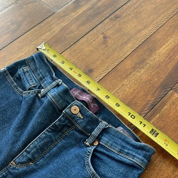 Gloria Vanderbilt blue denim jeans pants size 6p petite Amanda high rise - Picture 9 of 10